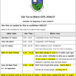 Clár Tús na Bliana Lúnasa 2026